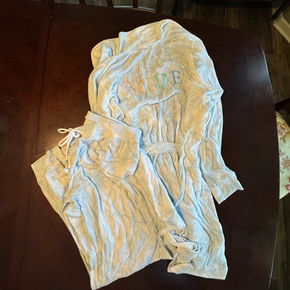 Bride Robe + joggers
